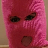 Masked Pink Peach Nøgen